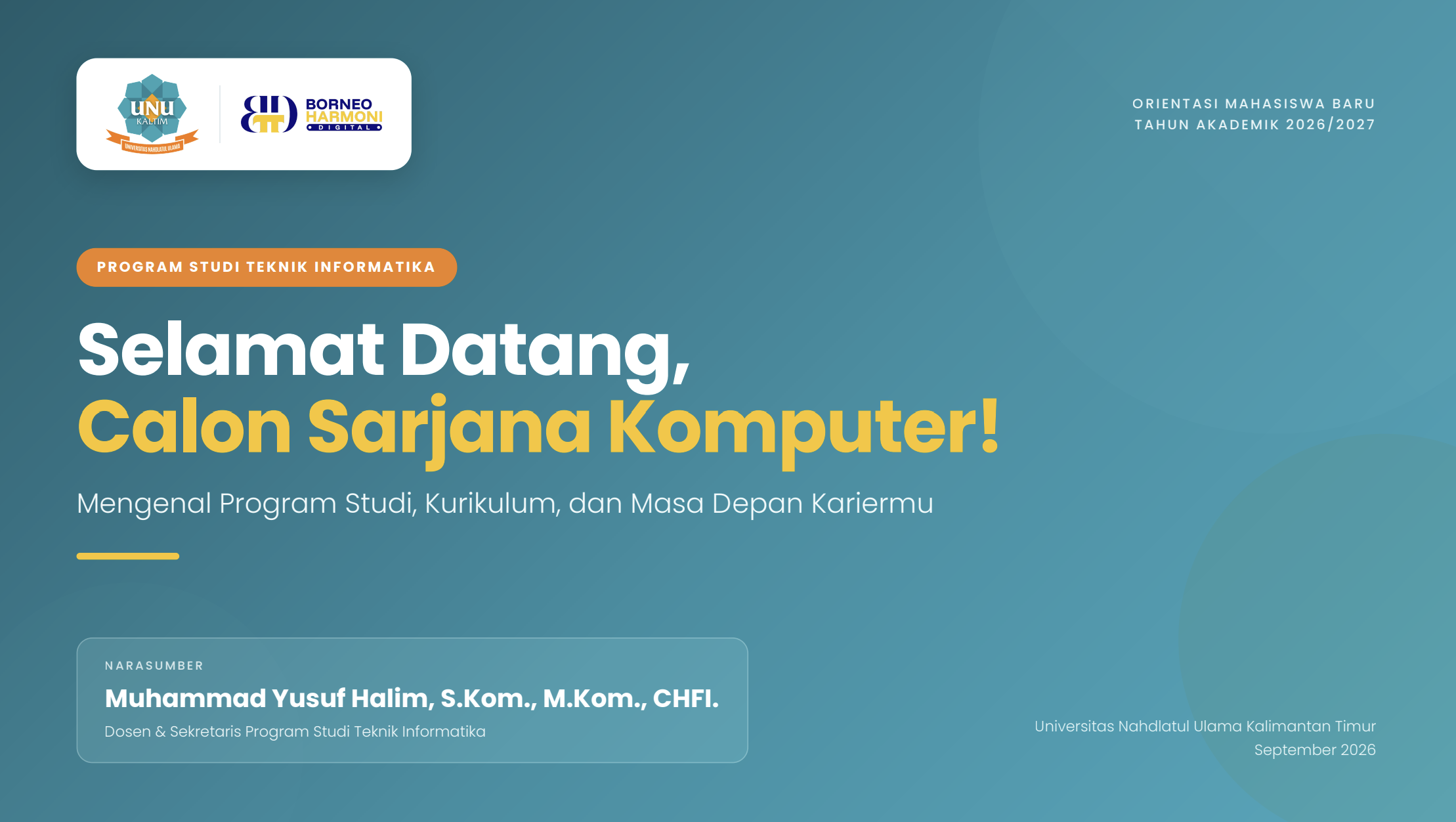 PKKMB Teknik Informatika UNU Kaltim